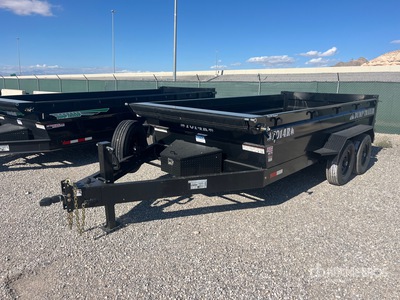 2026 Industrias America 7014r 14 ft T/A Remorque à Benne Utilitaire