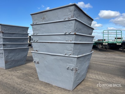 Quantity of (5) 3 m3 Skip Waste Bin