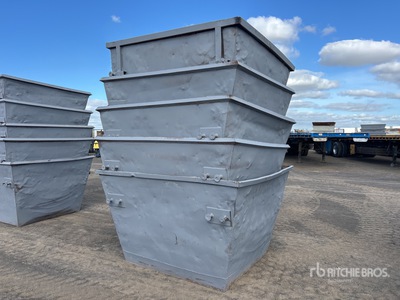 Quantity of (5) 3 m3 Skip Waste Bin