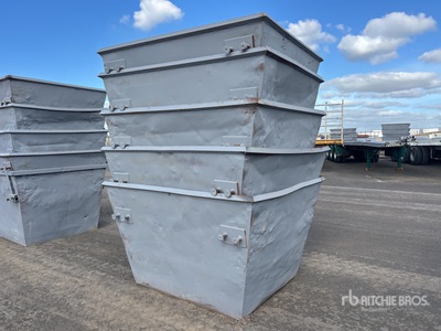 Quantity of (5) 3 m3 Skip Waste Bin