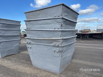 Quantity of (5) 3 m3 Skip Waste Bin