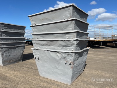 Quantity of (5) 3 m3 Skip Waste Bin