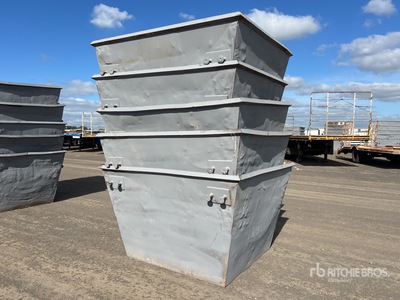 Quantity of (5) 3 m3 Skip Waste Bin