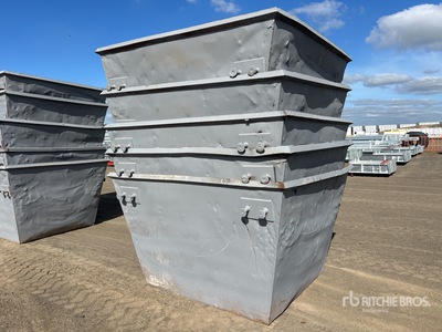 Quantity of (5) 3 m3 Skip Waste Bin