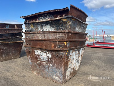 Quantity of (5) 3 m3 Skip Waste Bin