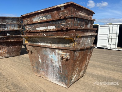 Quantity of (5) 3 m3 Skip Waste Bin