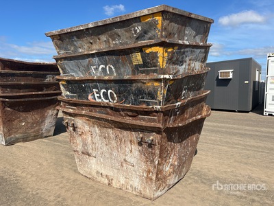 Quantity of (5) 3 m3 Skip Waste Bin