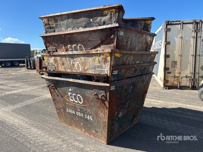 Quantity of (5) 3 m3 Skip Waste Bin