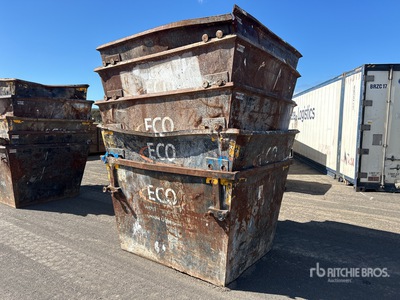 Quantity of (5) 3 m3 Skip Waste Bin