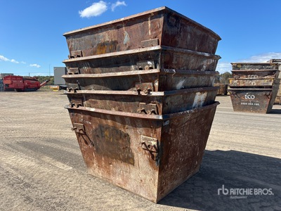 Quantity of (5) 3 m3 Skip Waste Bin
