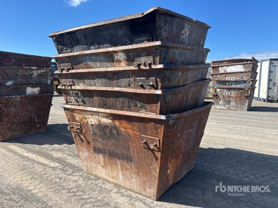 Quantity of (5) 3 m3 Skip Waste Bin