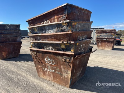 Quantity of (5) 3 m3 Skip Waste Bin