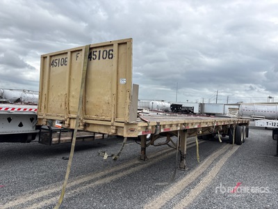 2015 Great Dane 45 ft T/A Flatbed Trailer