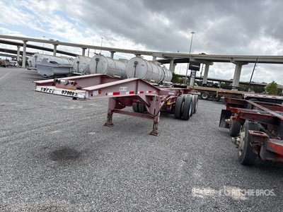 2006 Cheetah Chassis 20 ft Tri/A Container Trailer