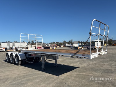 2018 Barker Tri/A B-Double Lead Flatbed Trailer