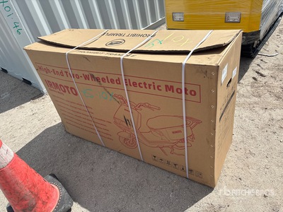 2026 IRMOTO-WHITE Electric Moped (Unused)