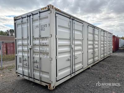 2025 40 ft High Cube Multi-Door Storage Container