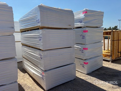 Quantity of (8) Pallets of 96 in x 48 in x 1/2 in Polyiso Insulation
