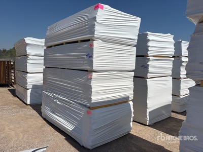 Quantity of (7) Pallets of 96 in x 48 in x 1/2 in Polyiso Insulation