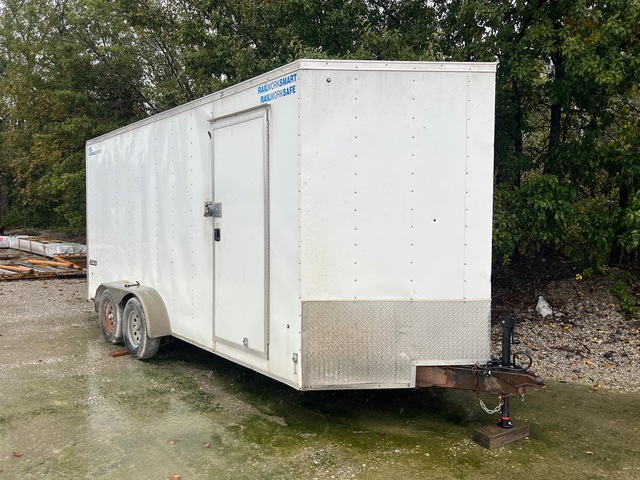 2020 LGS JV7X16TE2 16 ft T/A Enclosed Trailer