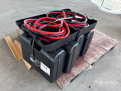 Quantity of (5) 25 ft 800 Amp Extra HD Booster Cables ورش و مخازن متنوعة (Unused)