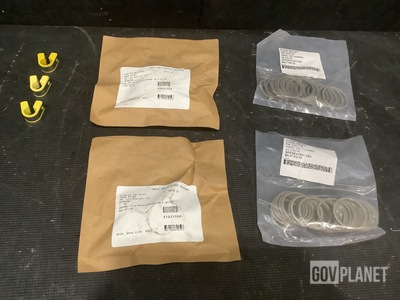 (100) Retaining Rings, (7) Sleeve Bushings, (3) Loop Clamps & Assorted Items