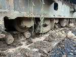 Undercarriage with Left Track Rollers