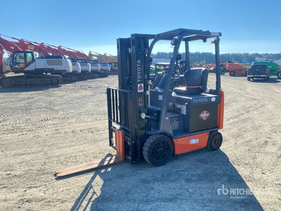 2020 Toyota 8FBCU25 4400 lb Electric Forklift