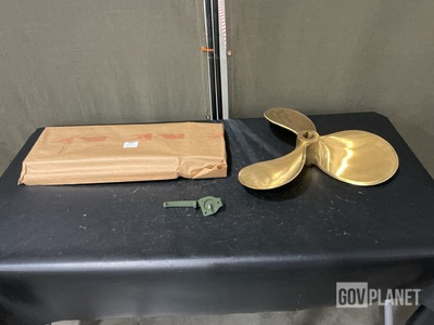 (1) Propeller, (42) Door Handles, (9) Brackets & Assorted Items