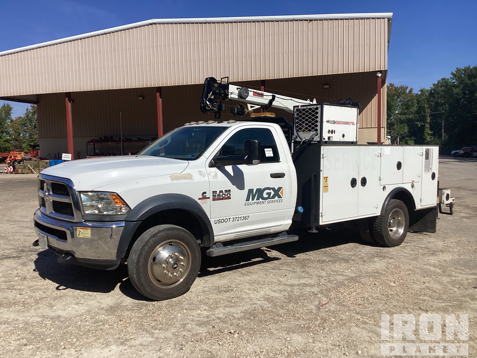 2016 Dodge 5500 4x4 Service Truck