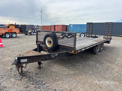 2007 Miska 20 ft T/A Equipment Trailer