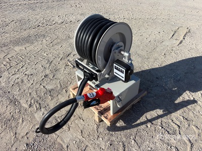 Metered Diesel 50 ft Fuel Reel w/ HD 12v Pump (Unused)