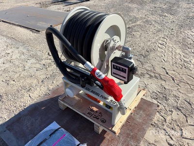 Metered Diesel 50 ft Fuel Reel w/ HD 12v Pump (Unused)