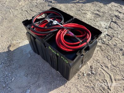 Quantity of (5) 25 Ft 800 Amp Extra HD Booster Cables (Unused)