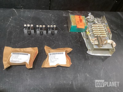 (1) Transformer, (58) Nuts, (13) Circuit Breakers & Assorted Items