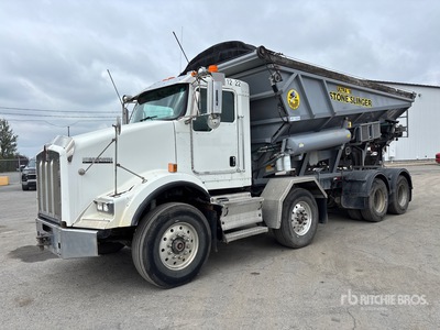 2019 Dahms Ultra 18 on 2010 Kenworth T800 8x4 Twin-Steer Steinverteilung-Lkw