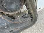 Chassis with Desgaste de las poleas intermedias posteriores