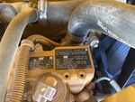Engine with Emission Label