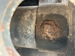 Undercarriage with Left Track Tensioner