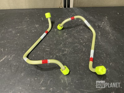 (2) Northrop Grumman 74A588893-1003 Metal Tube Assemblies