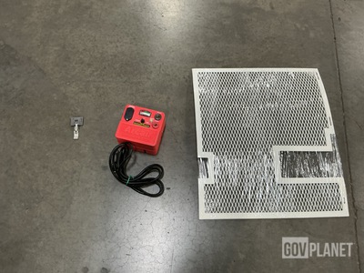 (1) Flush Catch, (12) Grilles, (1) Battery Charger & Assorted Items