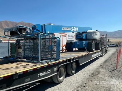 2010 Genie S-80X 4WD Diesel Nacelle téléscopique
