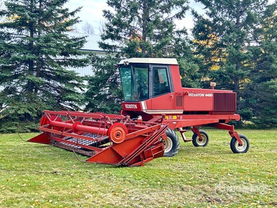 1982 Hesston 6450 18 ft Swather Zwadmaaier