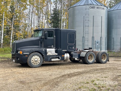 1991 Kenworth T600AII 6x4 T/A Sleeper Truck Tractor