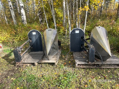 Quantity of (4) Tridekon Crop Dividers - Fits Rogator 664