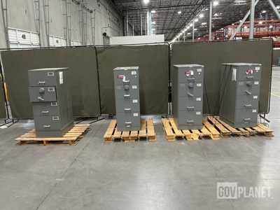 (4) Assorted Filing Cabinet Safes