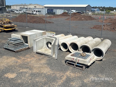 Quantity of Man Holes & Concrete Tubo