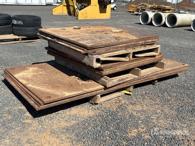 Quantity of 1200 mm x (20 mm Thick) Placas de acero