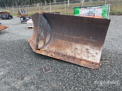 Henke 11 ft 8 in Power-V Snow Plow - Fits Wheel Loader