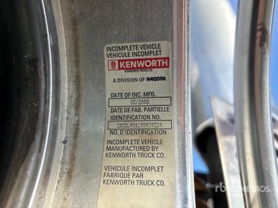 2009 Kenworth T800 6x4 S/A-kiepwagen